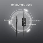 Auriculares stereo p/ juegos, con micrófono, desmontables, SOMIC.