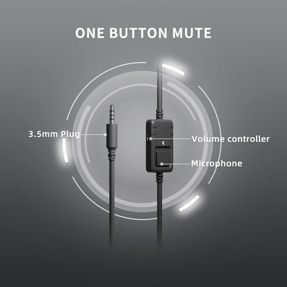 Auriculares stereo p/ juegos, con micrófono, desmontables, SOMIC.
