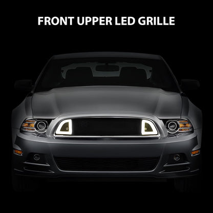 Rejilla LED superior EOMD, parachoques delantero Mustang 18-23 (DETALLE)