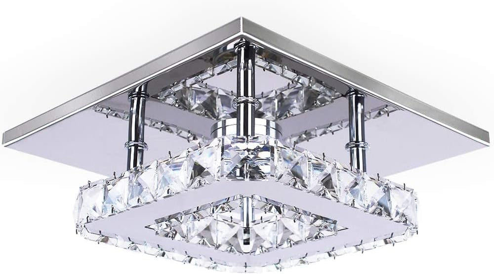 Lámpara de techo colgante moderna de cristal 20cm