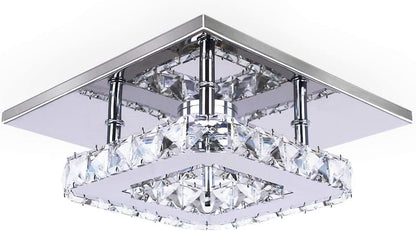 Lámpara de techo colgante moderna de cristal 20cm