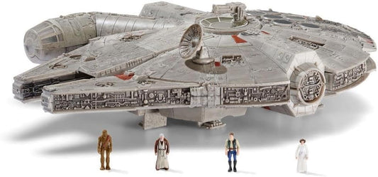 Figura Star Wars, Feature Vehicle, Milennium Falcon, (DETALLE CAJA).