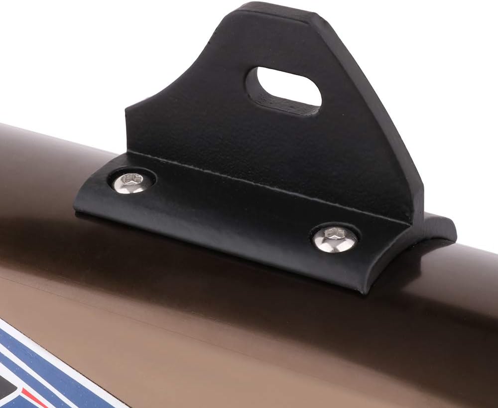 JFG RACING Tubo de escape sin cordones, de motocicleta.