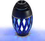 Altavoz de llama LED, Bluetooth, portátil, impermeable no sumergible.