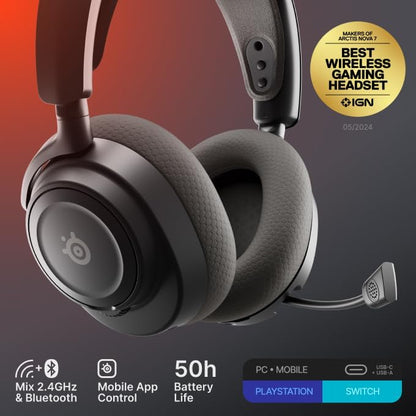 Audífonos Gamer SteelSeries Nova 7 Wireless 2.4GHz