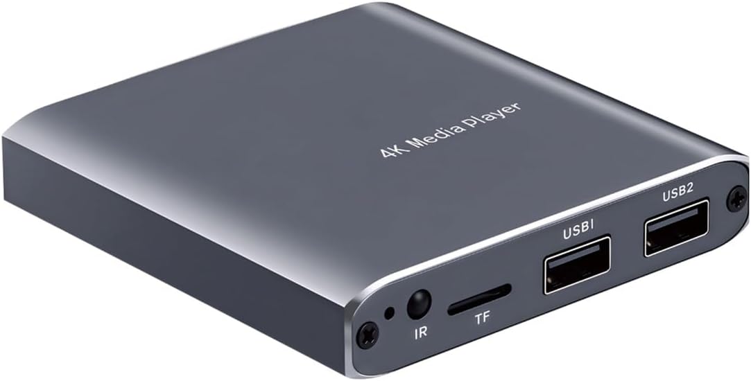 ByDiffer Reproductor multimedia digital 4K Ultra HD, (USADO).