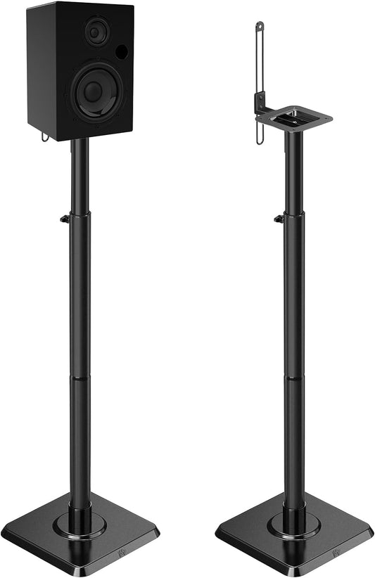 Soporte de Altavoces, Mounting Dream, Altura Ajustable, 11 Libras.