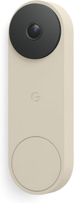 Timbre de Puerta Google Nest (Cableado, 3ª Gen), Audio de 2 vías.
