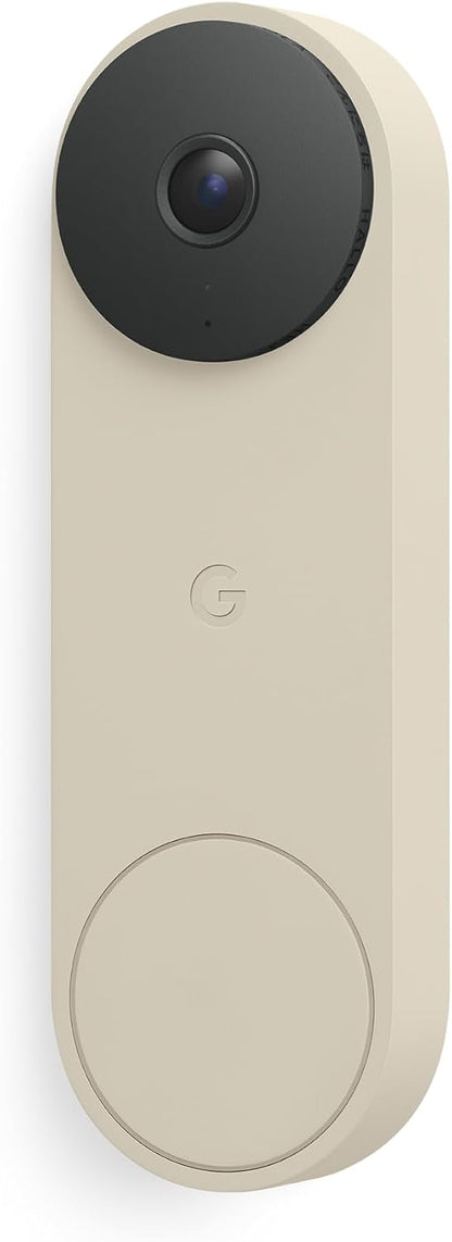 Timbre de Puerta Google Nest (Cableado, 3ª Gen), Audio de 2 vías.