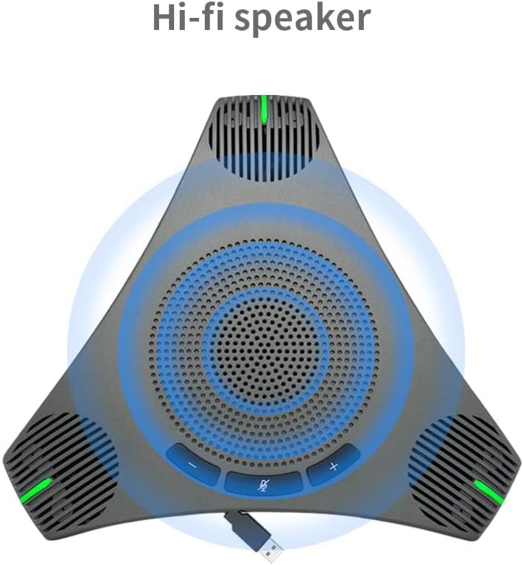 Altavoz y micrófono de conferencia omnidireccional