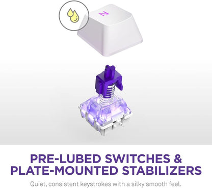 Teclado NZXT Function 2 Minitkl Óptico RGB Actuación Ajustable