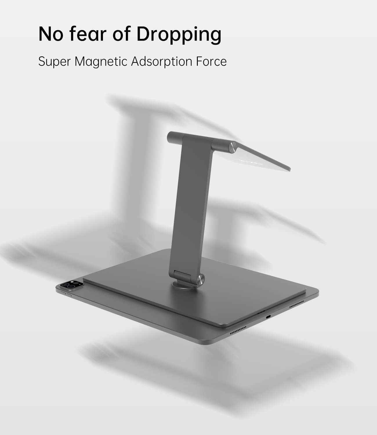 KU XIU - Soporte magnético plegable solo para iPad Pro 13 M4 (2024).