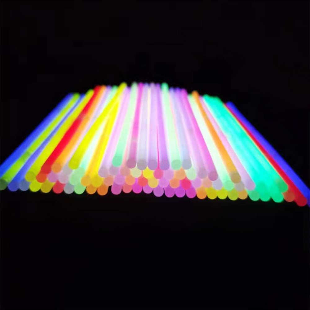 Glow Sticks Bulk 8" pulseras que Brillan en la Oscuridad, 400pcs.