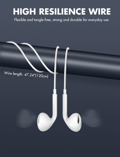 Antool Auriculares Con Cable, Llamadas Ultra Claras.(2 PACK)