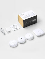 X-Sense Detector de fugas de agua, alarma inteligente, sensor agua.