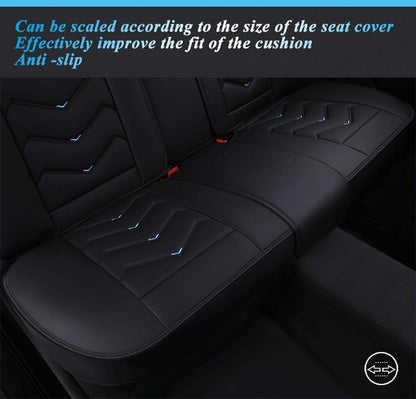 Funda de Asiento de Cuero para Acura TLX 2021 todo negro.