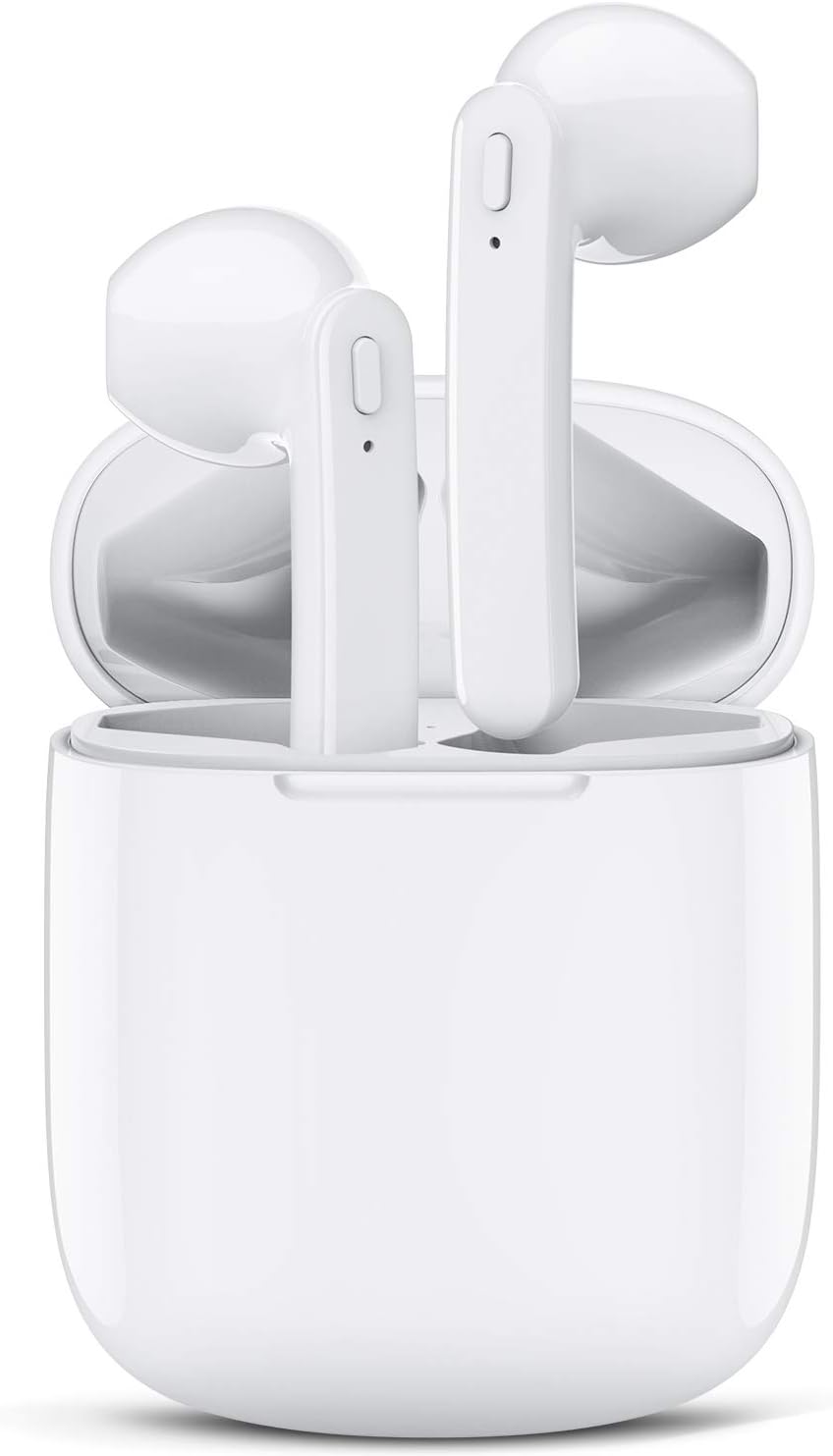 Audifonos Inalambricos Stereo T19 Blanco Deportivos
