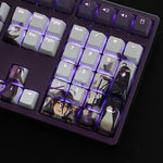 Juego de teclas retroiluminadas, Overlord Albedo PBT, KEYOTIM.