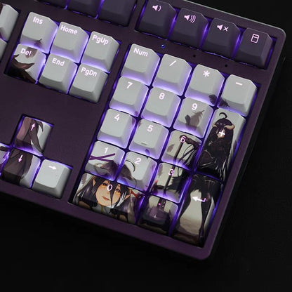 Juego de teclas retroiluminadas, Overlord Albedo PBT, KEYOTIM.
