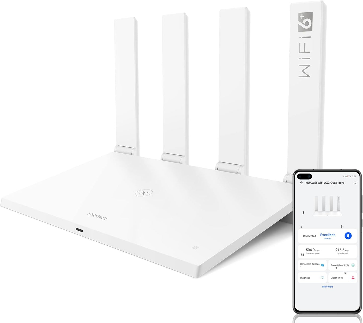 Enrutador WiFi inteligente HUAWEI WiFi 6 Plus AX3