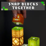 Paladone Lámpara Nocturna De Bloques De Construcción De Minecraft.