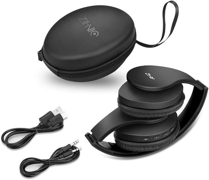 Auriculares Bluetooth plegables, ZIHNIC, micro SD/TF, Estuche.(sin caja)