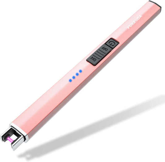 Encendedor de plasma, arco eléctrico sin llama y resistente al viento.