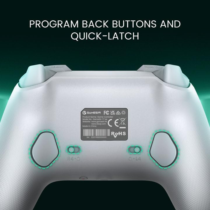 Mando Xbox con cable GameSir G7 SE con joysticks y gatillos.