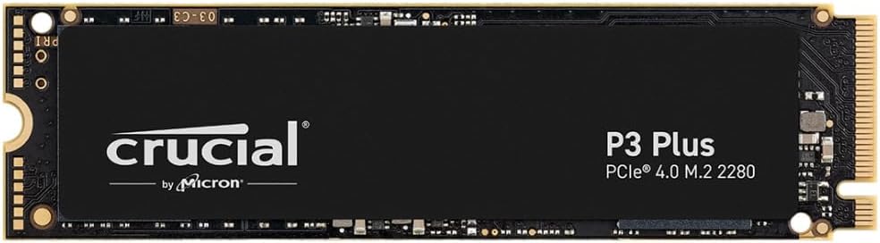 Unidad de estado sólido SSD, Crucial P3 Plus 500GB (USADA).
