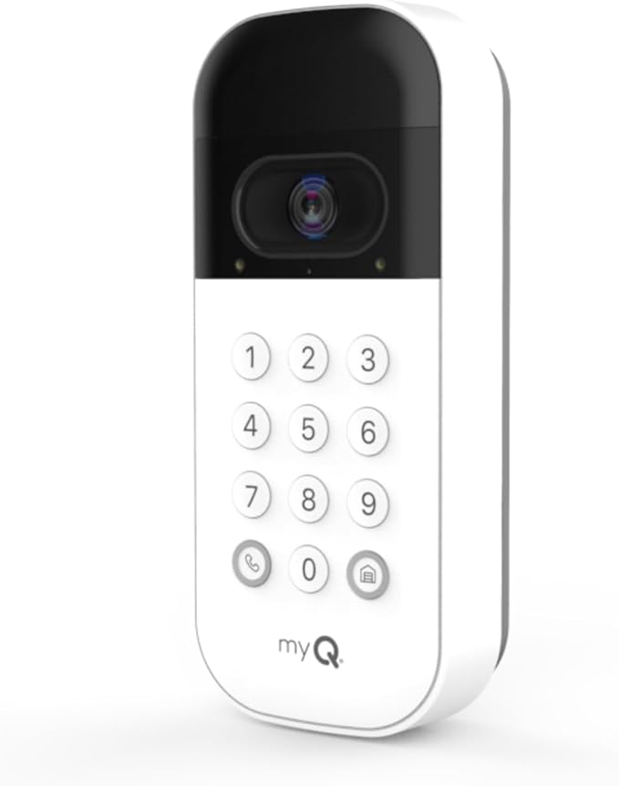 CHAMBERLAIN myQ Smart Garage Door,teclado de video con camara.