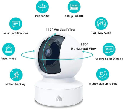 Cámara de seguridad, Smart, para interiores, det. mov.(USADO)