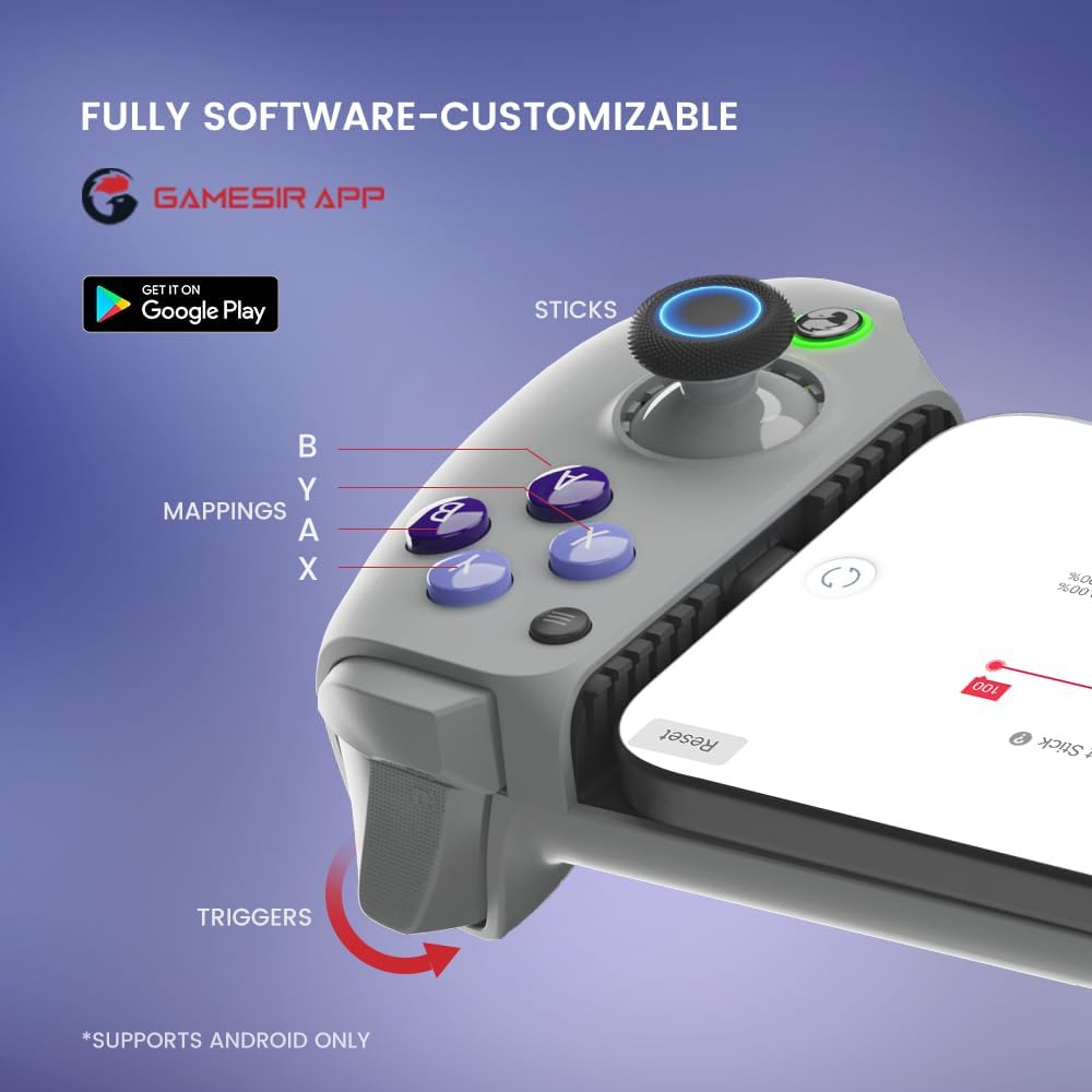 GameSir G8 Galileo - Controlador móvil tipo C.