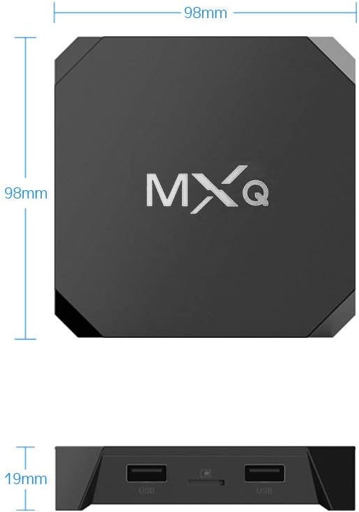 MXQ Android 7.1 TV Box Media Player Amlogic.