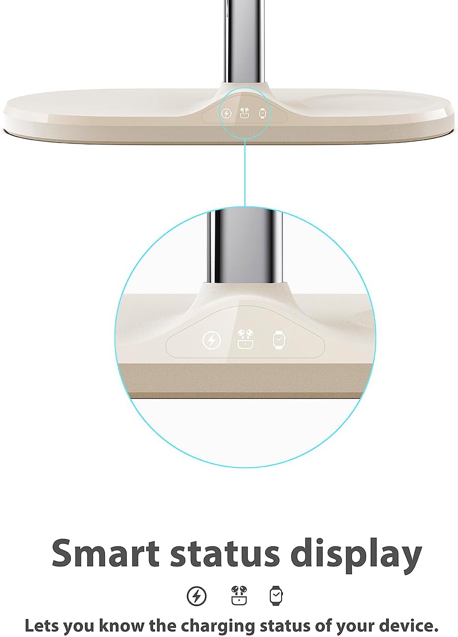 Estación de carga inalámbrica 3 en 1 para dispositivos Apple