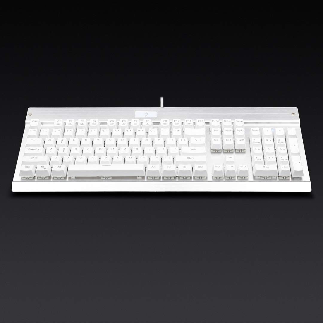 EagleTec KG010 Teclado mecánico con cable ergonómico.