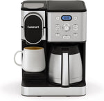 CUISINART Cafetera térmica de 10 tazas y cafetera de una sola reserva.
