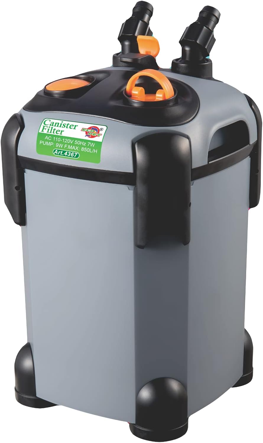 Bomba externa para acuario Coospider SF-850F-UV, 55 gal. NEGRO USADO