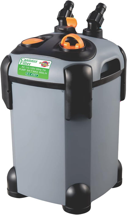 Bomba externa para acuario Coospider SF-850F-UV, 55 gal. NEGRO USADO