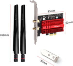 WiFi 6E AX210 PCI-E Tarjeta de red WiFi BT5.3 160MHz Tri-Band USADO