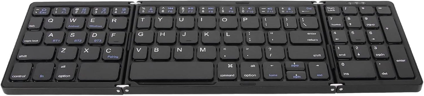 Teclado plegable, conexion bluetooth, 30CM largo, 15.5 plegado