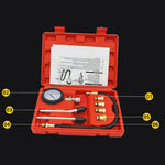 Kit de Probador de fugas de cilindro y manómetros de presión de compresión del motor