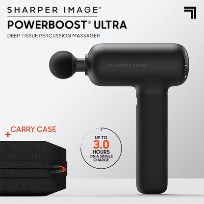 Masajeador de percusión de tejido ultra profundo Sharper Image Powerboost
