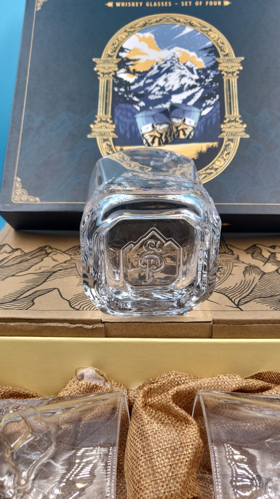 Juego de vasos bourbon de 4 pulgadas, pesado congelable, 8 onzas Unique Everest