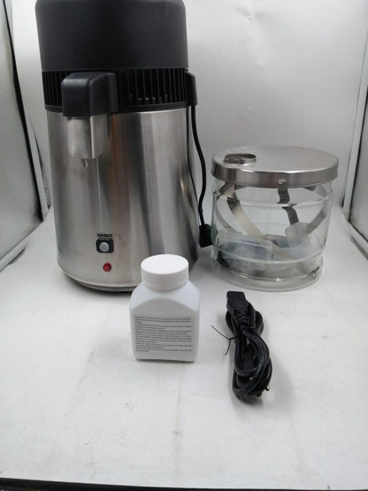 DC HOUSE, Destilador de agua, acero inoxidable, 1GAL. (USADO)