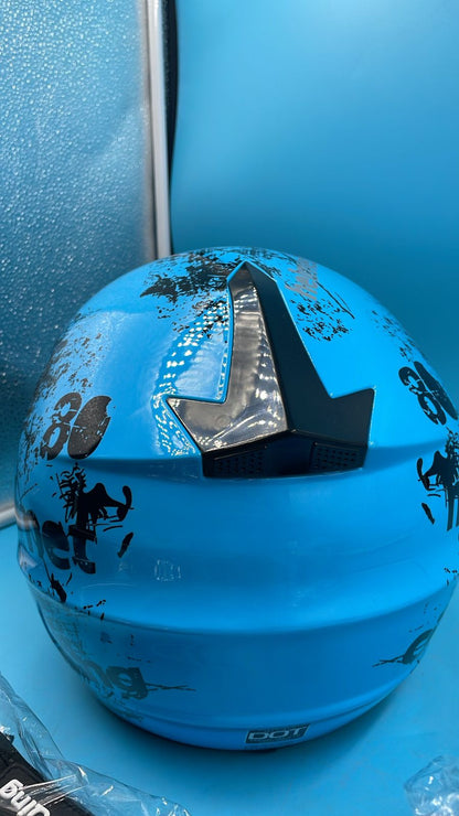 Casco De Moto Para Niños Y Adultos