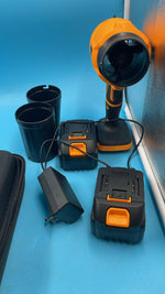 Soplador De Hojas Inalámbrico Yuquesen 980.000 Rpm Con 2 Baterias