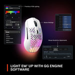Mouse inalámbrico óptico para juegos SteelSeries Aerox 3