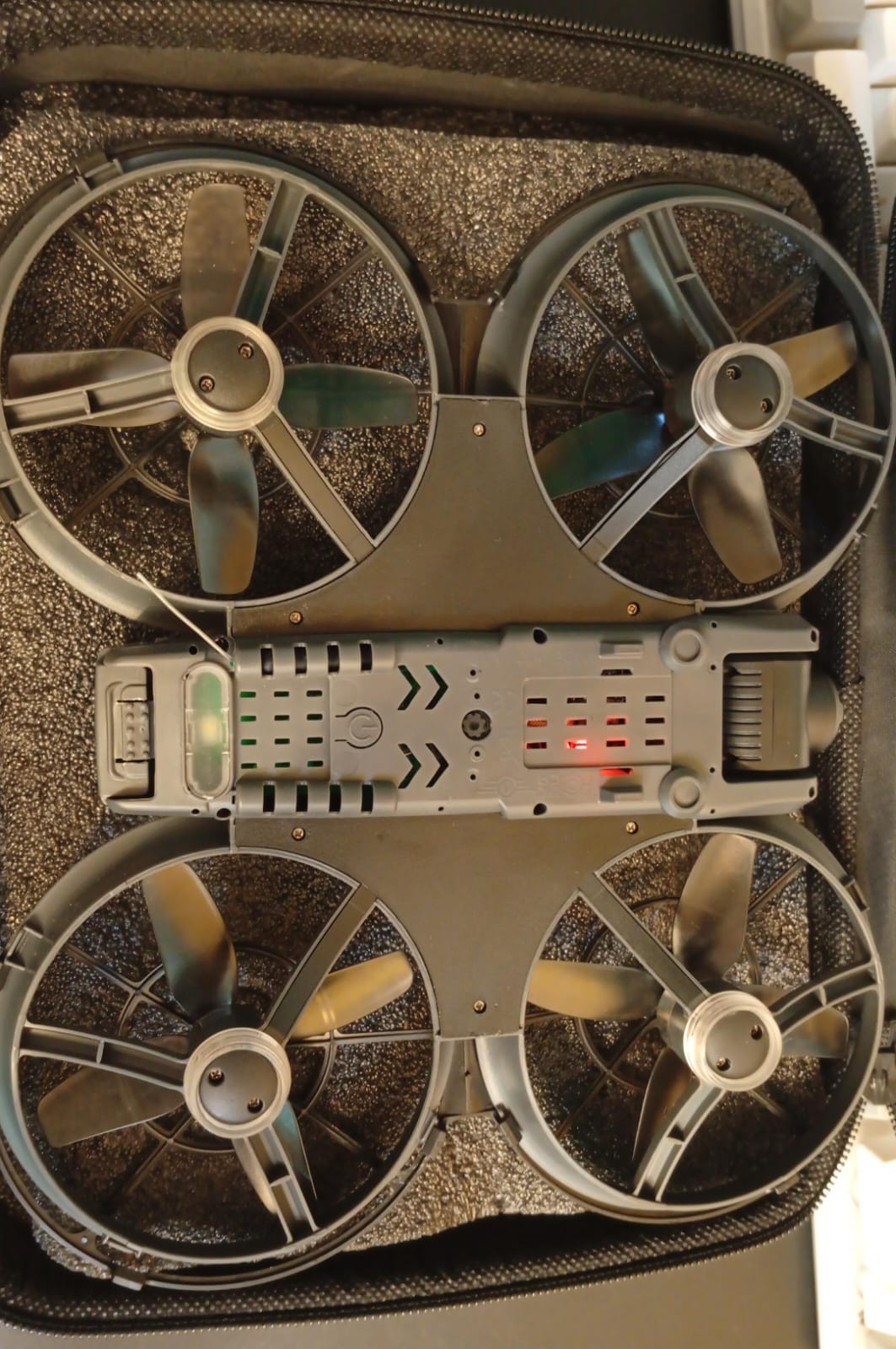 Drone con cámara, S156, motor sin escobillas, driver de visualización.