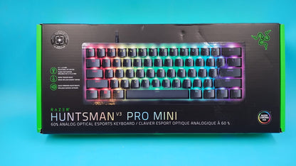 Teclado Razer Huntsman V3 Pro Mini, Gaming Óptico Analógico
