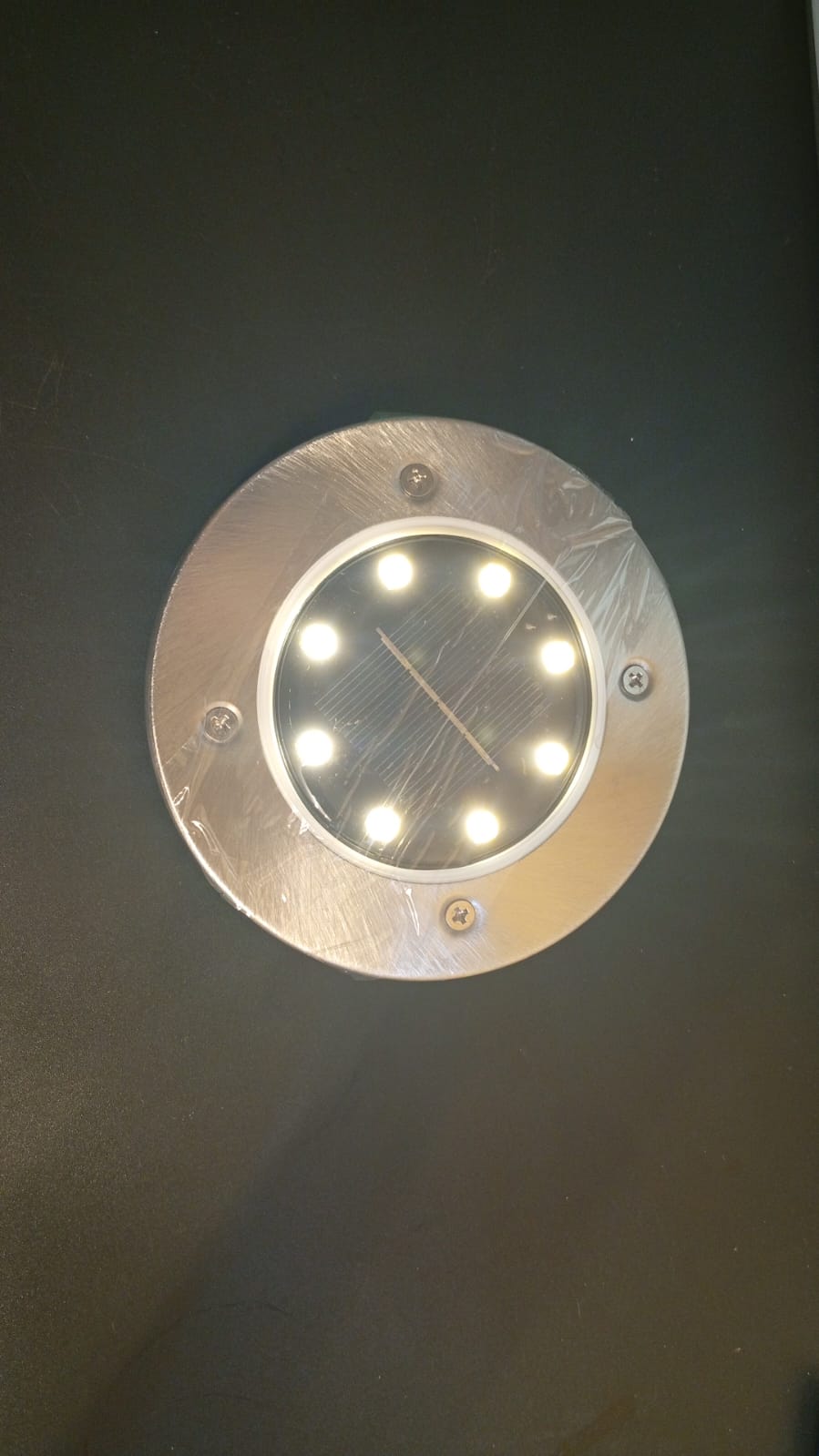 Luces solares de suelo para jardín, 8pcs, impermeables, 1.20V.